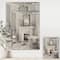 Designart - French Bathroom Vintage I - Traditional Bathroom Premium Canvas Wall Art